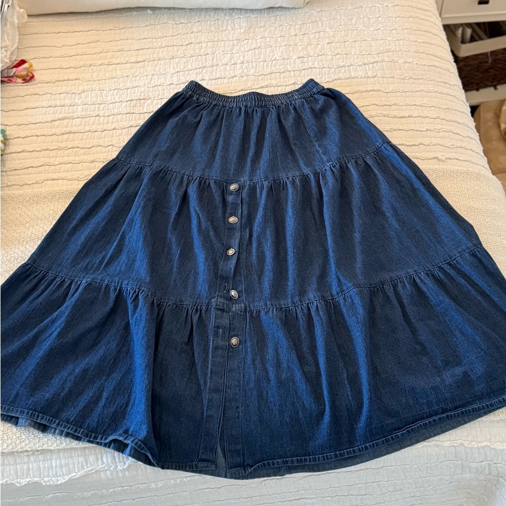 Crazy Cowgirl Denim Skirt